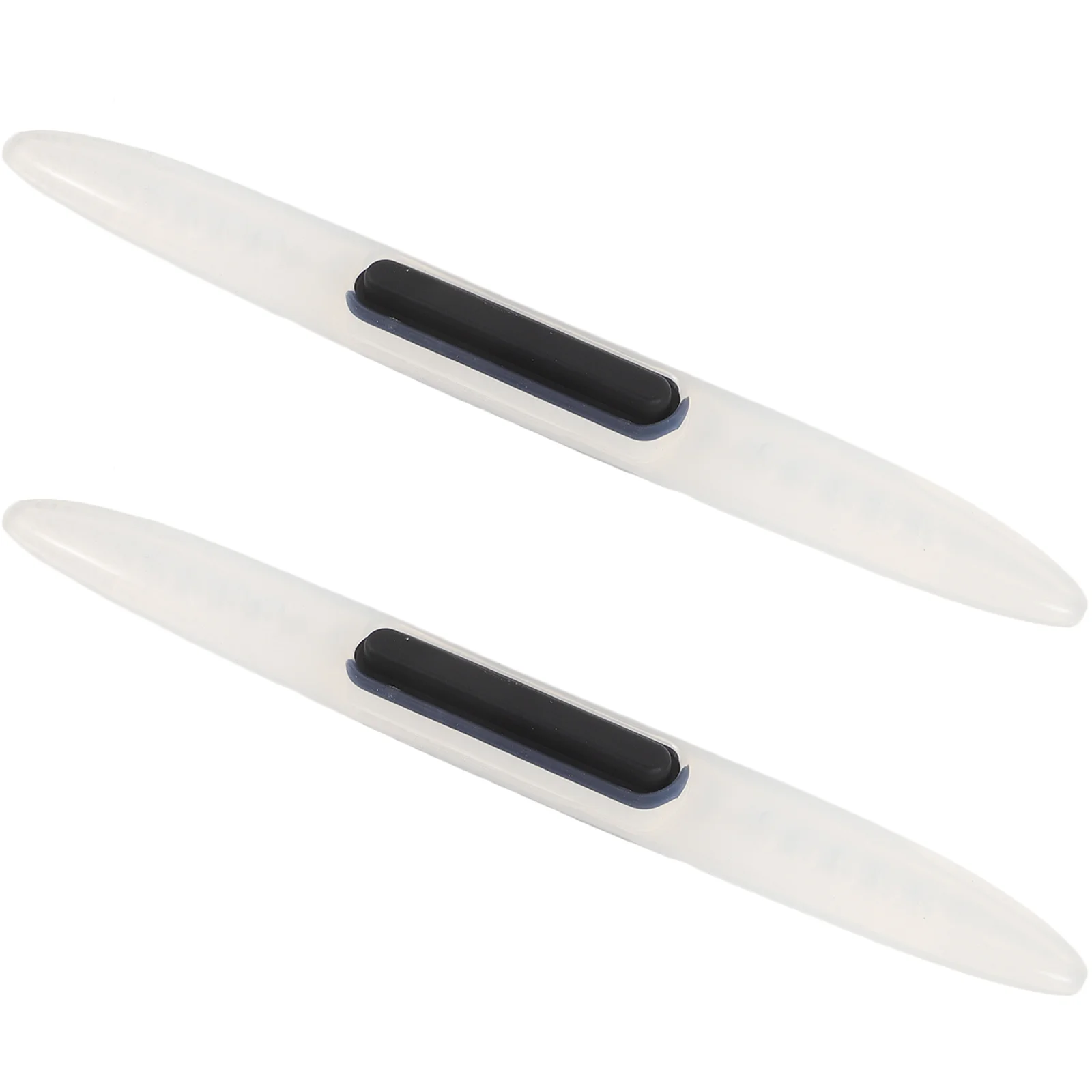

2 Pcs Car Door Anti-collision Strip Protectors for Vehicles Trim Automatic Edge Silica Gel Universal Corner