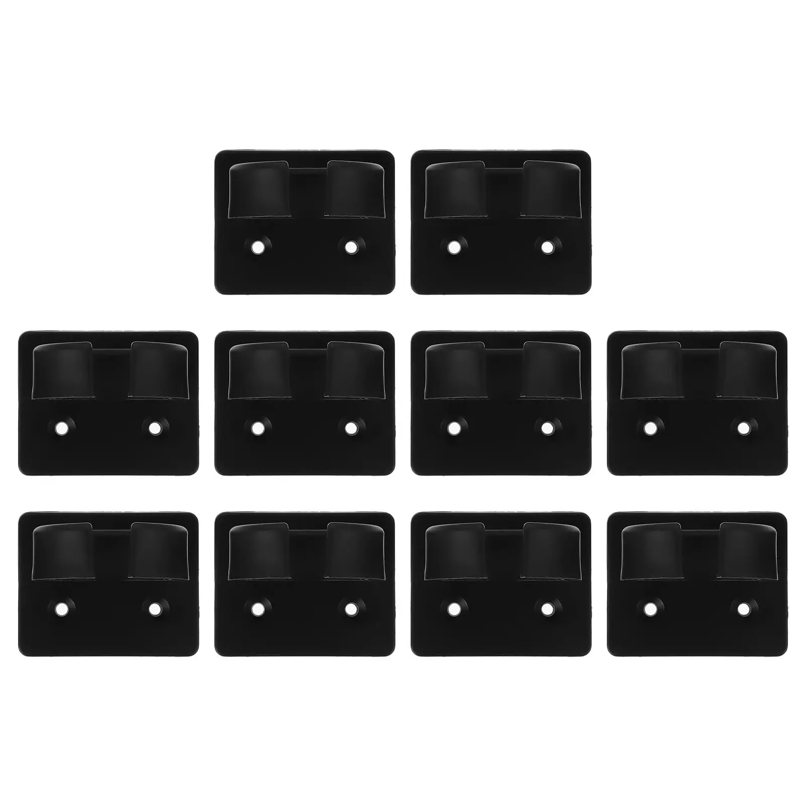 10Pcs 범용 마이크 클립 홀더 견고한 벽걸이형 마이크 브래킷 홈 오피스 녹음용 조절 가능한 데스크 스탠드