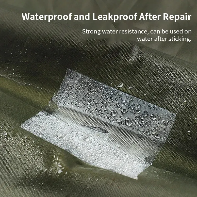 Outdoor Camping Tent Repair Tape Waterproof TPU Sticker Transparent for Inflatable Product Raincoat Tent Swim Rings Repair Patch