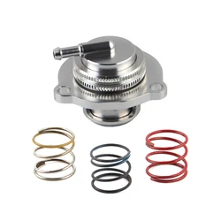 Enhanced Aluminum Recirculating Dump Valve Blow Off Valve for Turbocharged Vehicles (Silver)