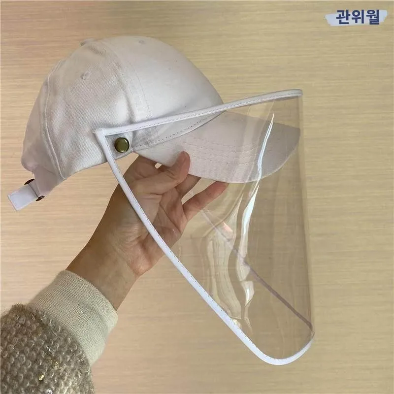 성인용 보호 모자 물튀김 방지 덕빌 어부 모자 페이스 마스크 방풍 방역 모자 커버 일반 사양