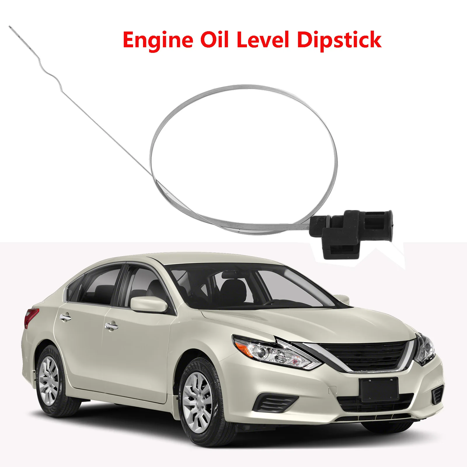 Car Transmission Engine Oil Level Dipstick For Nissan Altima Quest Rogue Murano Maxima Stainless Steel Accessories 31086-JA00A