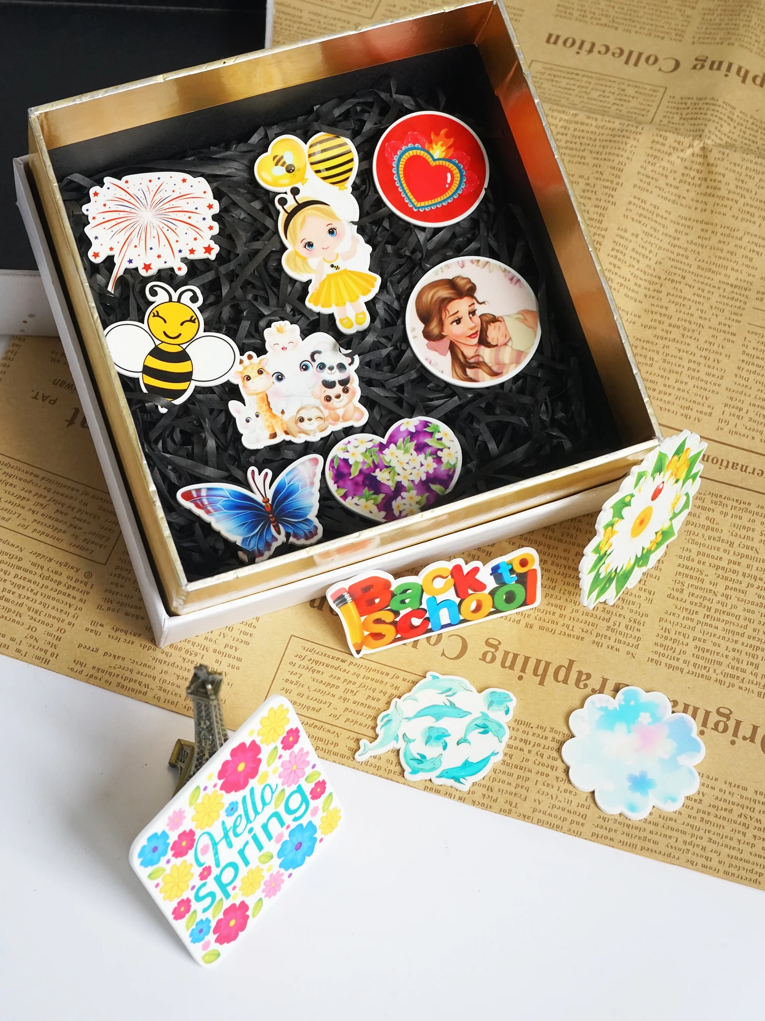 20 Pcs 커피 음식 테마 화이트 아크릴 평면 수지 플랫백 DIY 헤어보우 액세서리 장식 PR365395