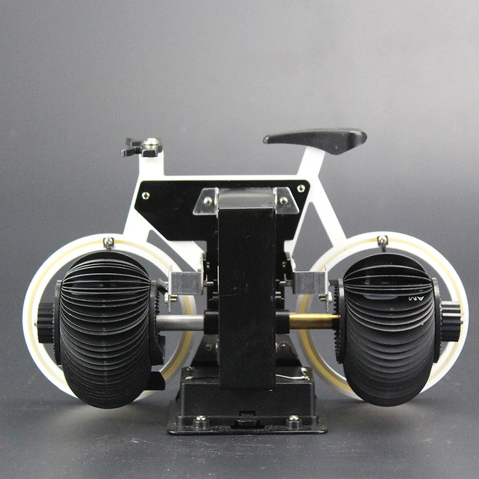 Vintage Bicycle Shaped Flip Page Clock Automatic Flip Down Clock 12 Hour AM/PM Show Number Clocks Home Office Desktop Decoration