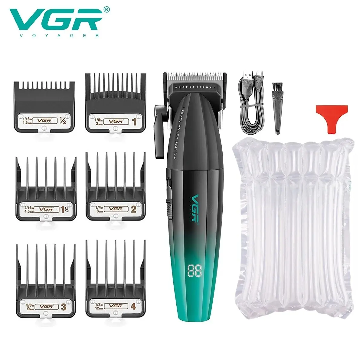 VGR مقص الشعر اللاسلكي الشعر المتقلب المهنية آلة ق...