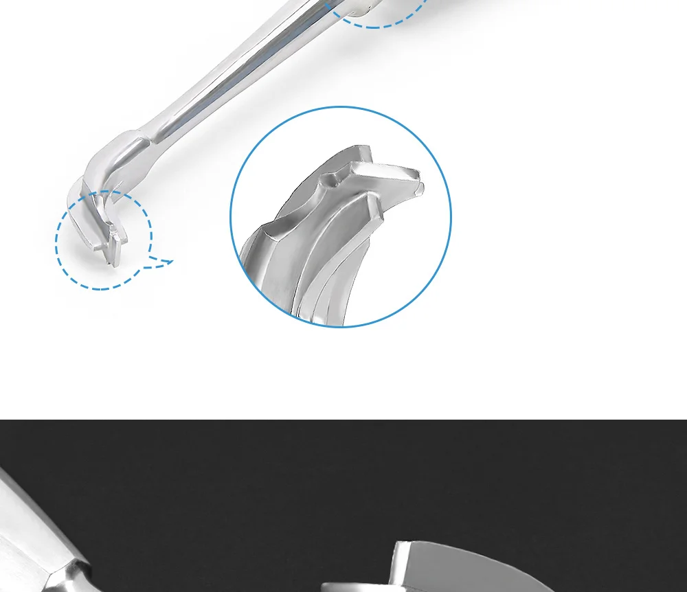 Dental Krone Spreizer Bohrer Dental Restaurierung Forcep Metall Griff Nicht-Slip Dental Wurzel Aufzug Kreuz Gebrochene Krone Entferner – Detail 6