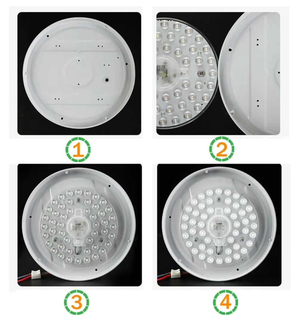 LED Panel Circle Ring Light 12W 18W 24W 36W LED Round /Square Ceiling decoration Ceiling Lamp AC220V lamp light source