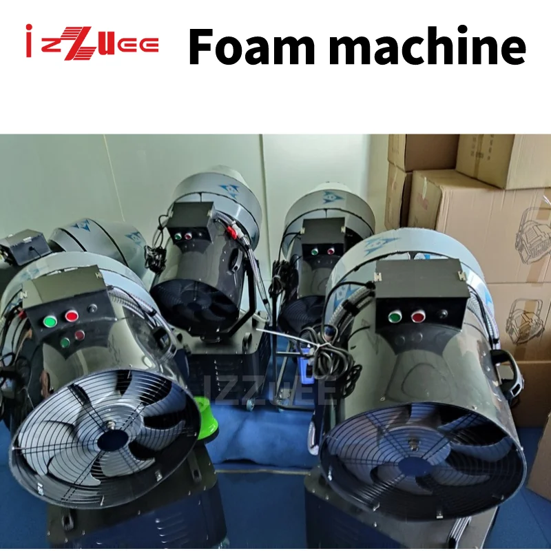 Foam Machine Party Swimming Pool Outdoor Events Show Water Park Pool Party Stage Special Jet Shaking Head Foam Party DJ Machine 5