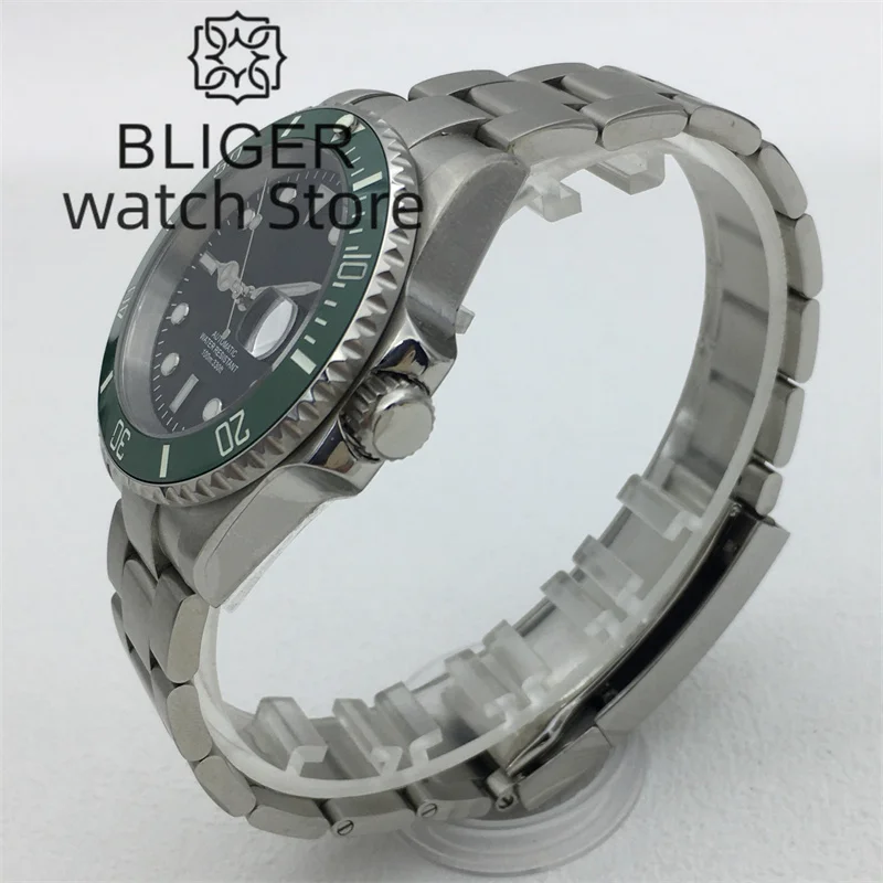 Mechanical Watch Diver Watch 40mm Diving Watch NH35 PT5000 Automatic Men's Watch Ceramic Luminous Bezel Sapphire Glass Stainless Steel Bracelet