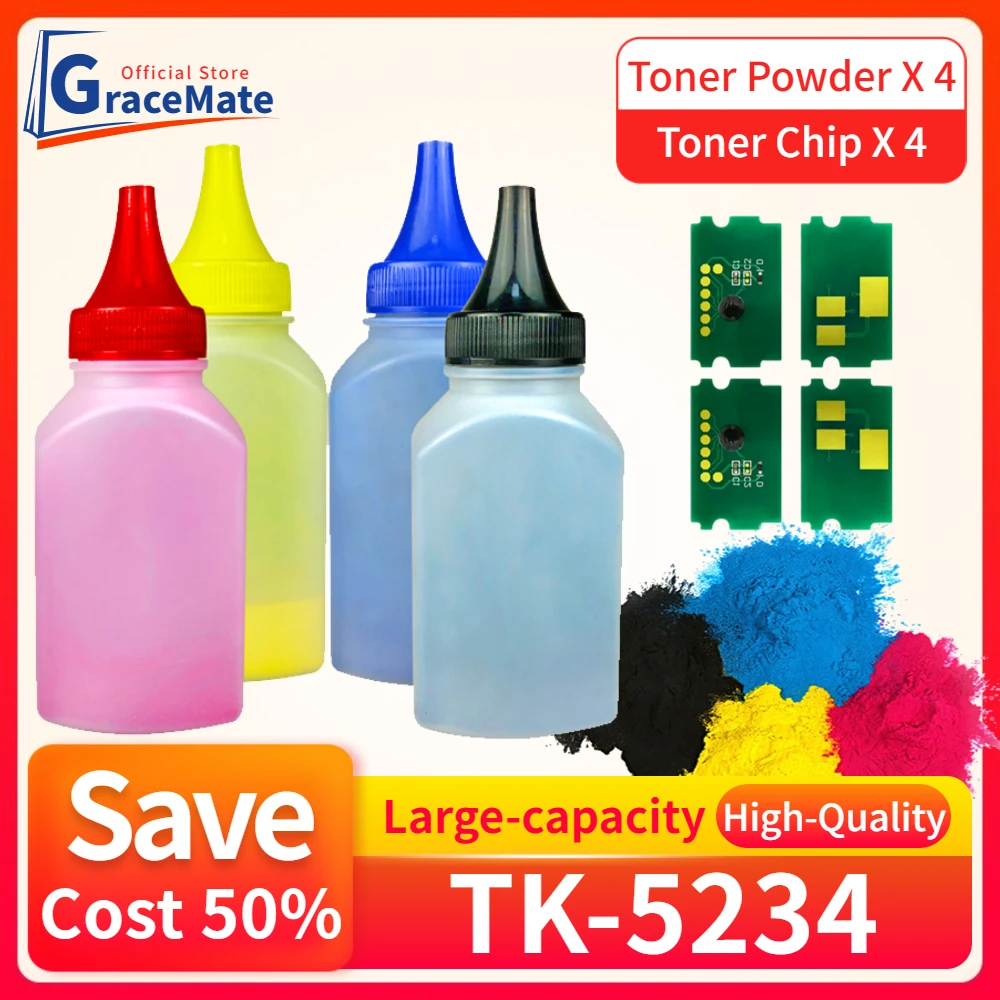 

AU NZ TK-5234 TK5234 TK 5234 Toner Cartridge Reset Chip Powder Refill Kit for Kyocera M5521cdw P5021cdw P5021cdn M5521 P5021