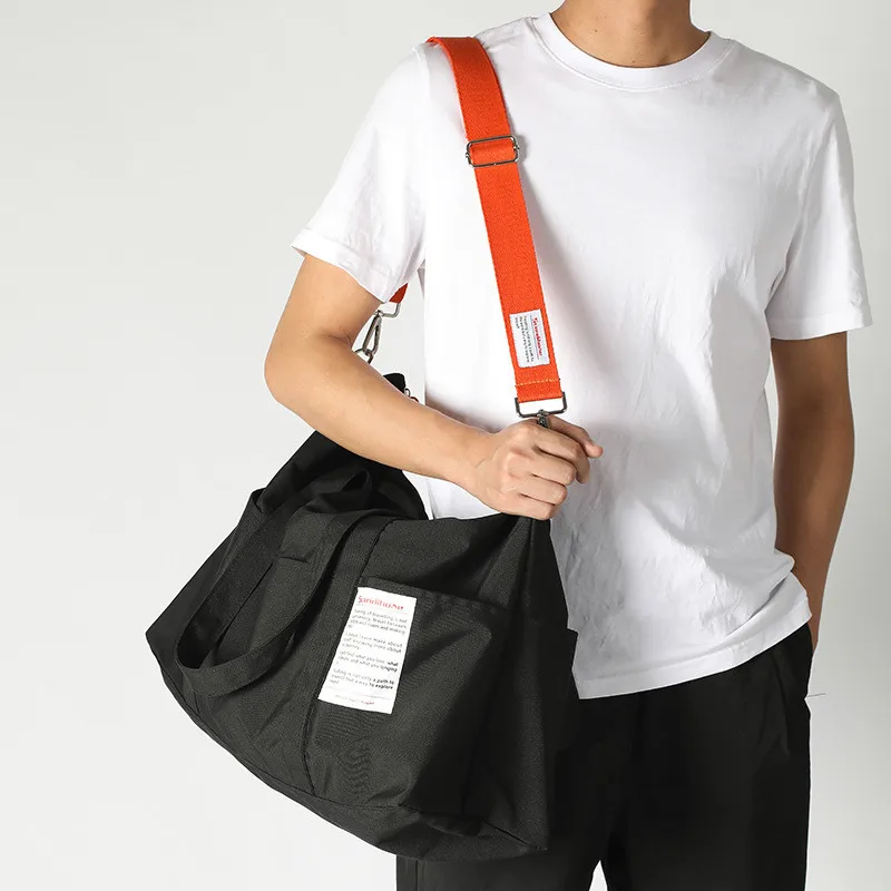 

Duffel Bag For Short Trip Handheld Large Ccapacity Sports Bag Folding Canvas Tote Bag Waterproof Yoga Gym Sport Bags
