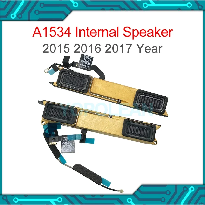 Speaker Left + Right MacBook Pro Speaker Laptop Speaker For MacBook Retina 12" A1534 Internal Speaker Replacement 2015 years