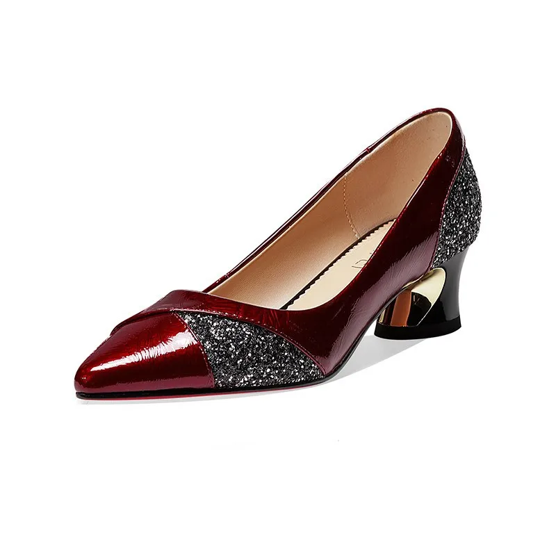 escarpins talons moyens