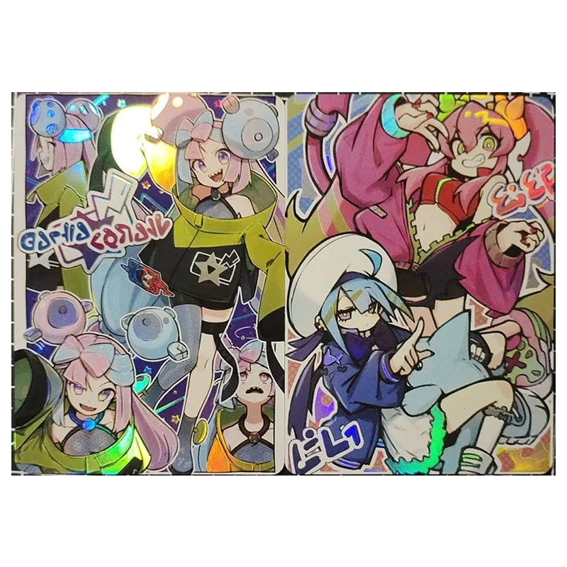 

Anime Pokemon DIY ACG Sexy Cards Lillie Selene Lusamine Boys Toys Battle Game Cards Collectible Christmas Birthday Presents