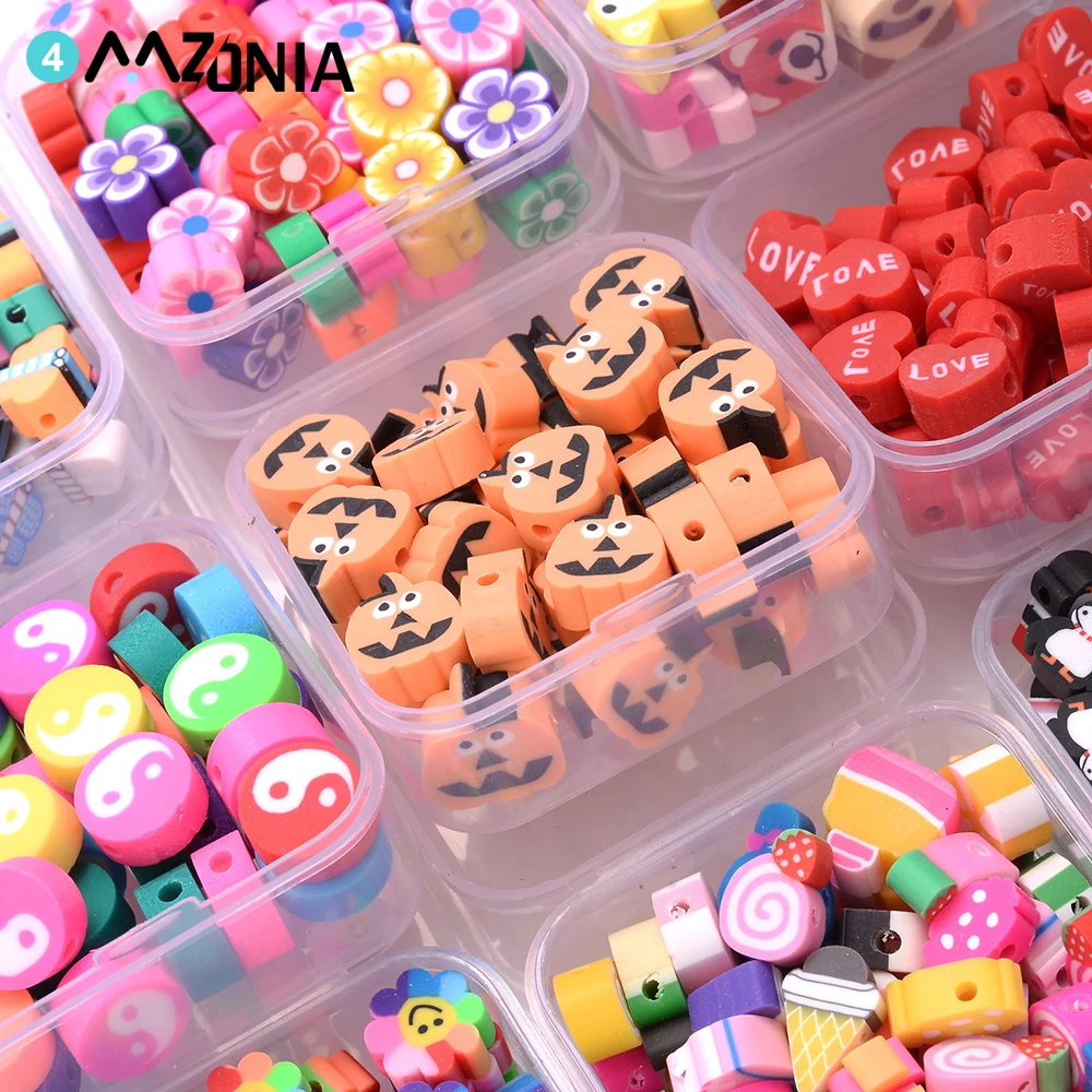 Mini Polymer Clay Bead Kit | Pink & Red