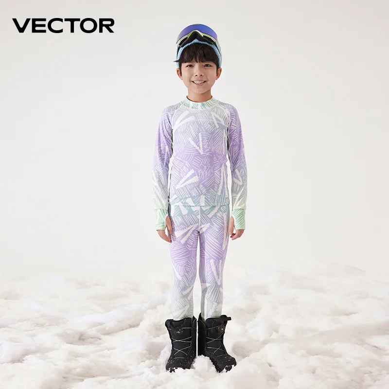 Children's Ultra Soft Winter Quick Dry Base Layering Set Microfiber Fleece Thermal Underwear Long Johns Set Clothes