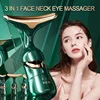 3 In 1 Microcurrent Face Massager Neck Facial Eye Lifting Massage Microcurrent Skin Rejuvenation Anti Aging Wrinkle Skin Care 2
