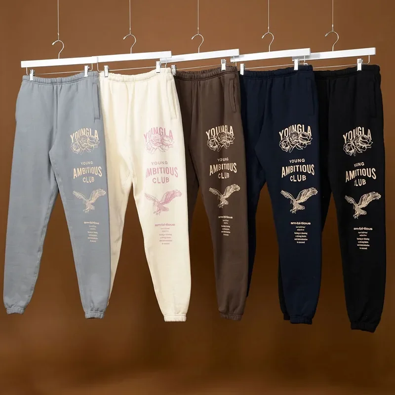 Sports Sweatpants New Autumn Men's Fitness Training Trousers Sport Casual Trendy Brand European American Style Cross-border Supply