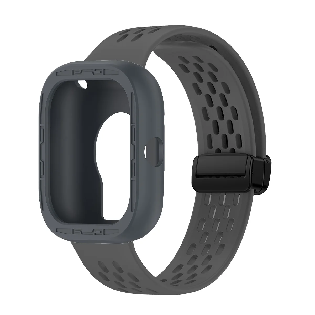 Silicone Strap and Bumper Protective Shell Cover
