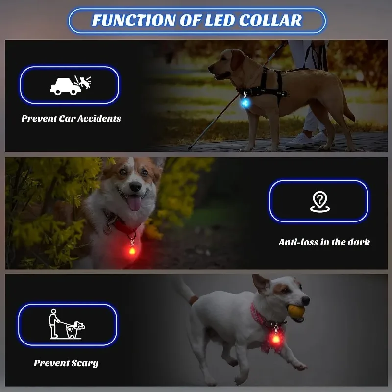 LED Luminous Pet Dog Tag 5