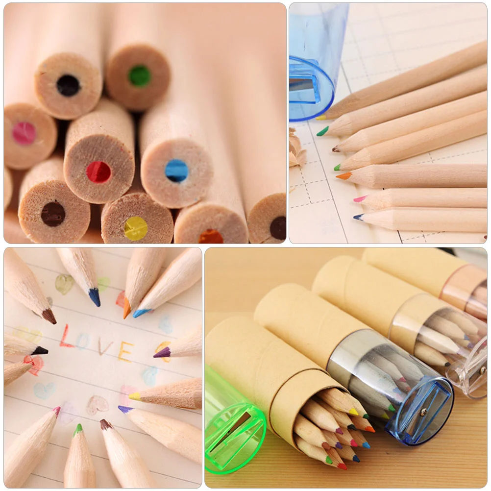 48 шт., детские деревянные цветные карандаши для рисования