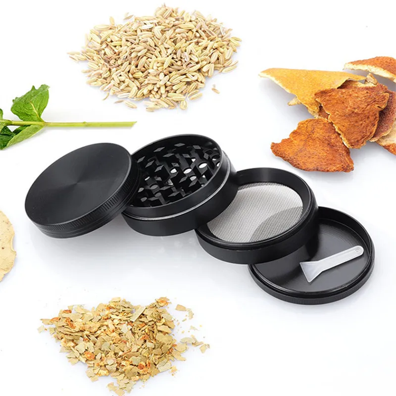4-Layer Aluminum Herb & Spice Grinder - Premium Tobacco Cutting Accessories