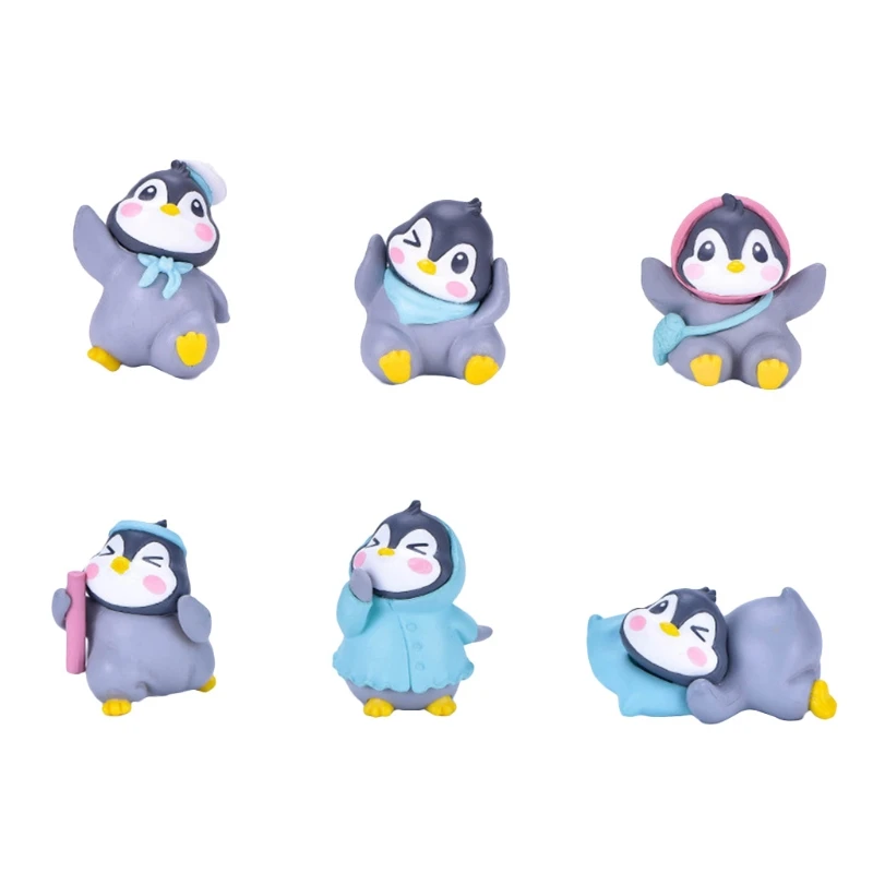 

6 Style Available Realistic Penguin Model Toy Collections Model of Potted Plant Dropship