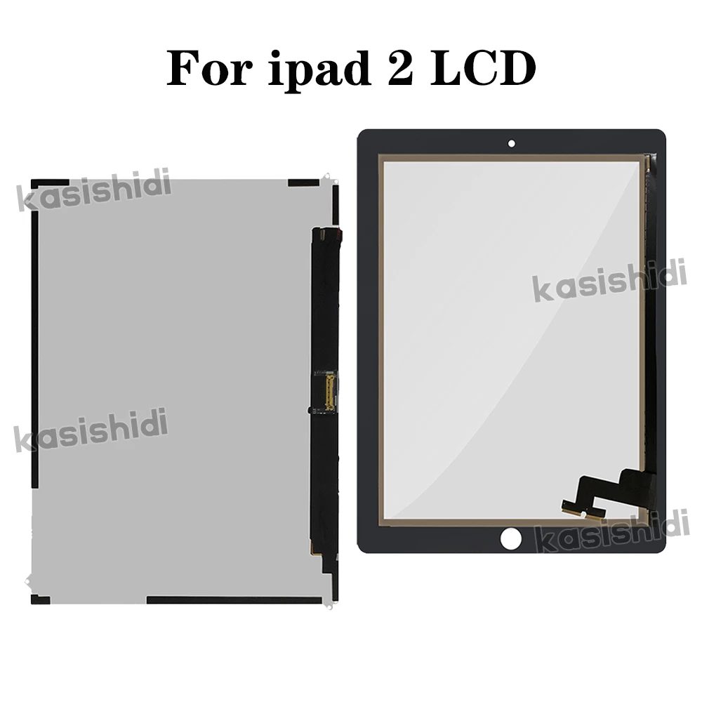 IPad 2,A1395,a1396,a1397用の交換用タッチパネル付きLCD
