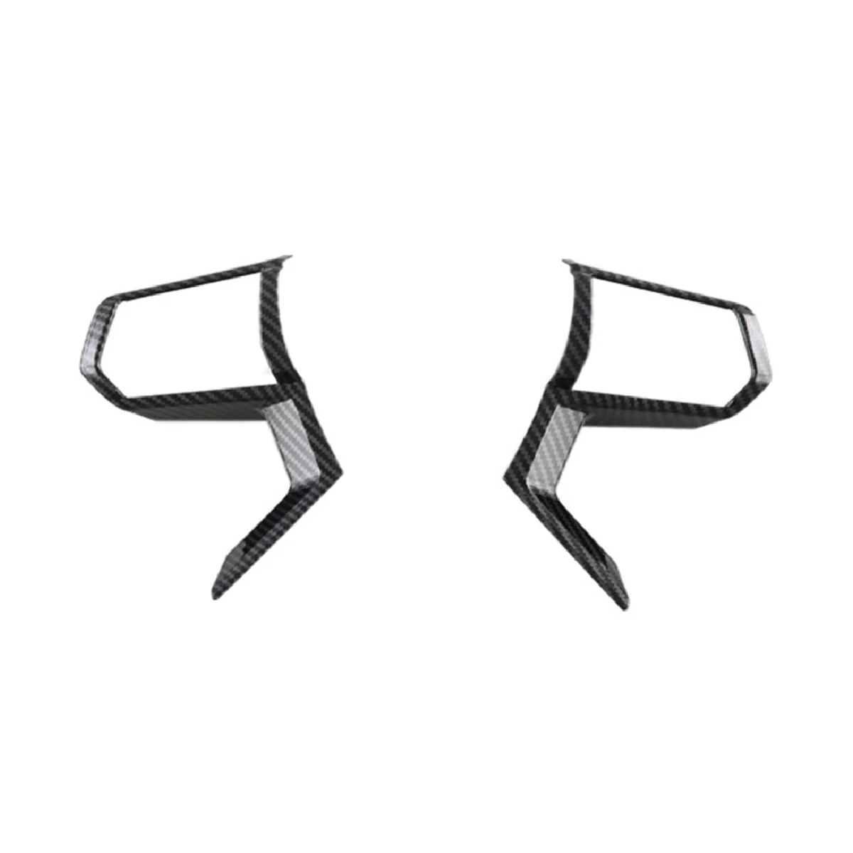 

Car ABS Carbon Fiber Steering Wheel Cover Trim Sticker for Mitsubishi Outlander 2022 2023 Car Accessories