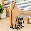 Metal Cutting Board Stand Kitchen Storage Rack for Cutting Boards Kitchen Storage Organizer Stand for Cutting Boards for Easy