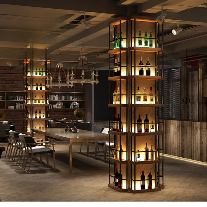 Bar Cabinet Luxury Liquor Living Room Wine Fridge Display Supplies Showcase The Canteen Wall Furniture Storage Bars Liquors Rack