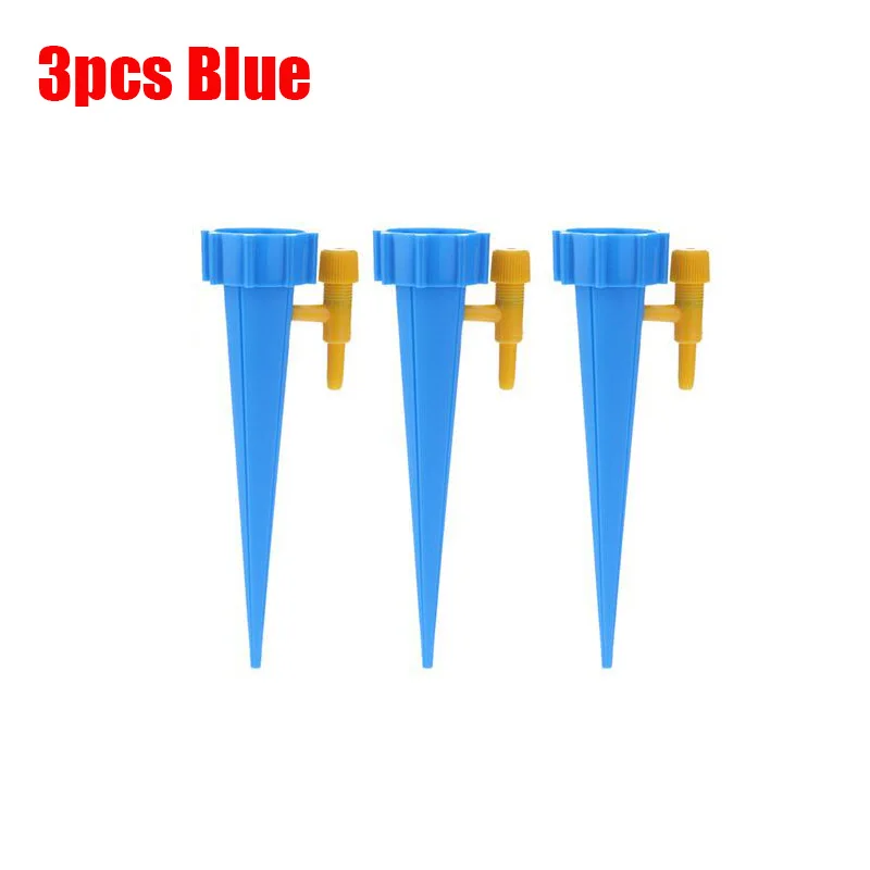 3/6/12pcs Auto Drip Irrigation Tool Spikes Automatic Flower Plant Garden Watering System Adjustable Water Self-Watering Device 