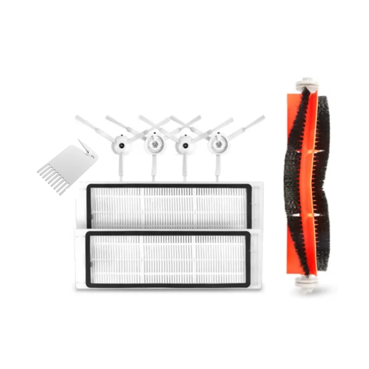 

8Pcs for Xiaomi Mijia SDJQR01RR 1S / S50 S55 T6 T7 P50 Vacuum Cleaner Main Side Brush Filter Replacement Spare Parts