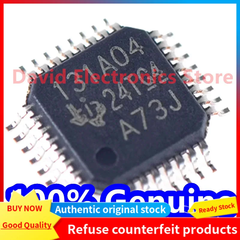 

5PCS New original ADS131A04IPBSR analog-to-digital conversion chip code 131A04 package QFP-32