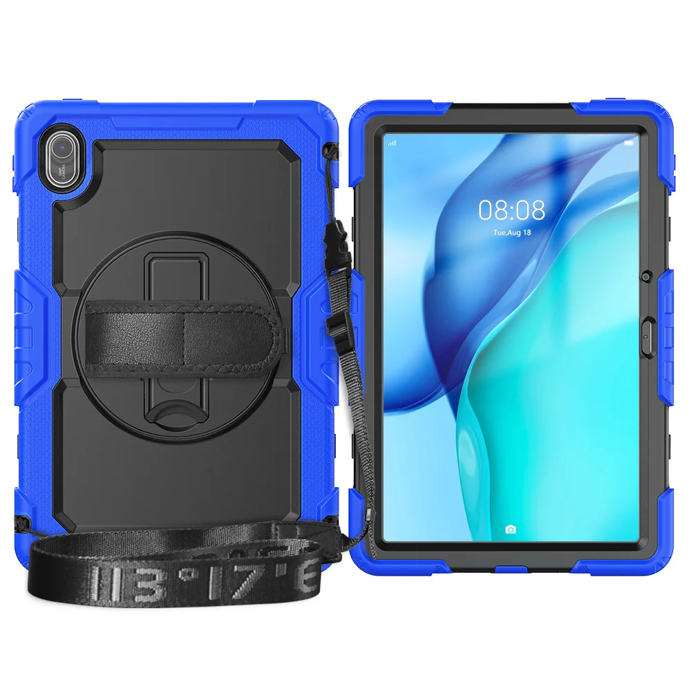Versatile 11-Inch Tablet Case with Adjustable Stand and Shoulder Strap