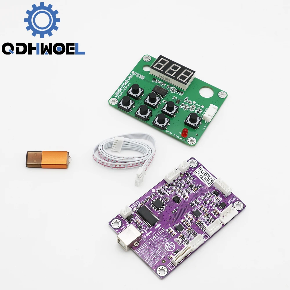 Qdhwoel Lihuiyu M3 Nano Laser Controller Scheda Principale Madre + Pannello Di Controllo + Dongle B System Engraver Cutter Fai Da Te 3020 3040 K40