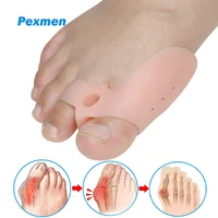 Pexmen 2Pcs/Pair Soft Bunion Corrector Toe Separators Spacers for Bunion Relief Bunion Cushion Protector with Gel Shield 1