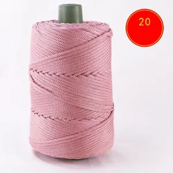 Lightweight Ice Silk Thread for Summer Crafts and Accessories (20 bean paste red)