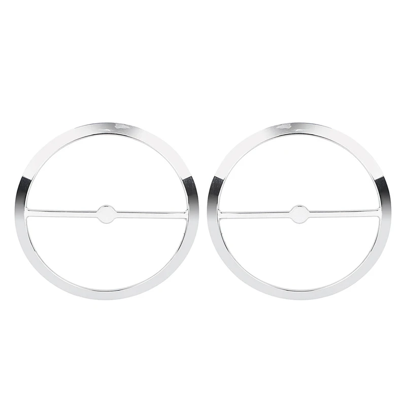 

Chrome Speaker Trim Rings Grill Cover For Tri Glide Ultra FLHTCUTG 2014+ Spare Parts