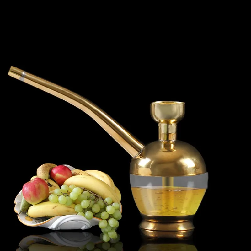 Bottle Water Pipe Portable Mini Hookah Shisha Tobacco Smoking Pipes Multifunction Gift of Health Tube Filter
