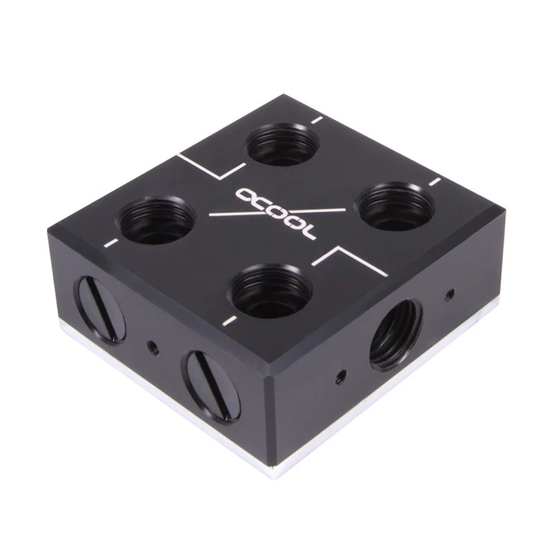 Alphacool es Distro Placa c1 c2 c3 c5 para o Case Pequeno Servidor Sistema de Construção de Circuito Fluido de Refrigeração de Água da Estação de Trabalho 100 - Imagem 6