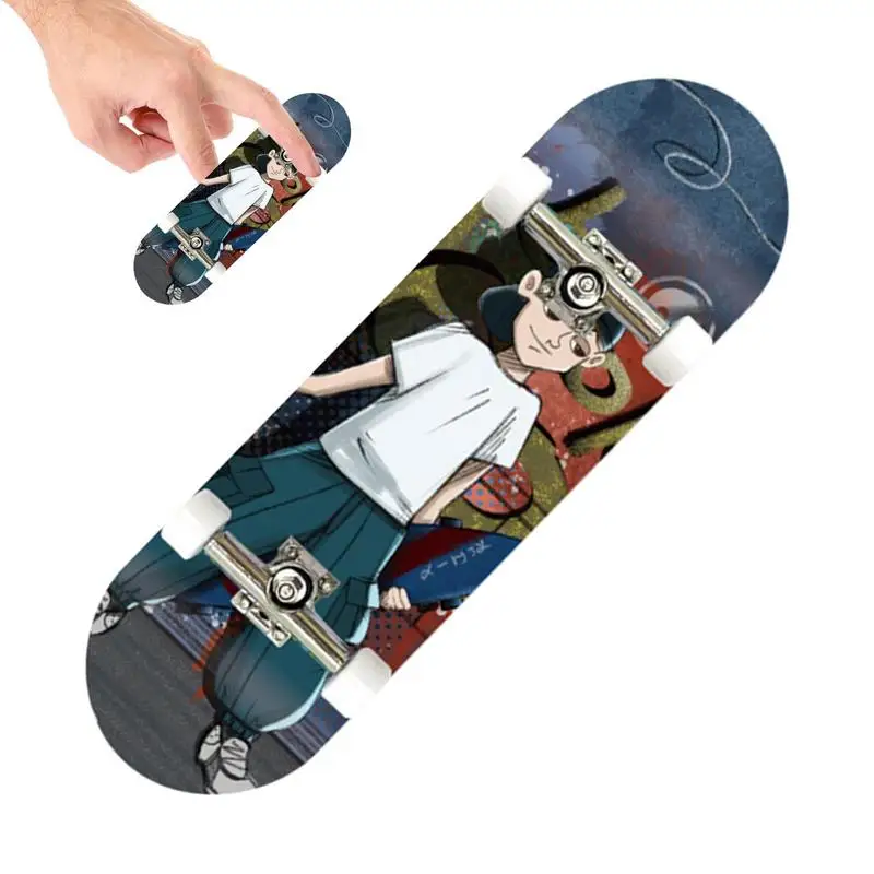 

Finger Skateboards Small Children Maple Fingertip Toy Cute Kids Finger Sports For Enhancing Practical Ability Fingertip Toy For