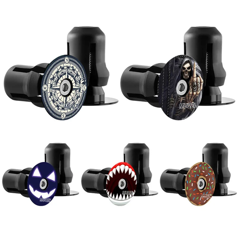 Tappi Terminali Manubrio Bici In Lega Alluminio - Neri, Regolabili Per MTB, Strada, BMX, Diametro 17.5-23 Mm - Foto 4