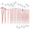 41887-5e3bc7.jpg MAANGE 27pcs Makeup Tools Kit 20pcs Foundation Contour Blush Brush Set with Triangle Powder Puff Makeup Remover Puff Travel Bag