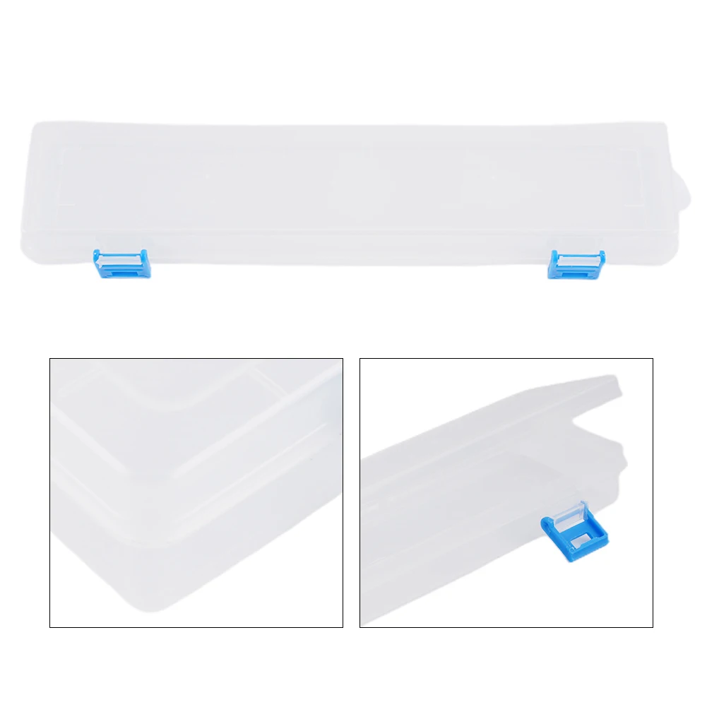 1pc Painting Pencils Box Drawing Brushes Storage Case Watercolour Pen Container Drawing Tools Organizer Plastic Beading Box painting brush storage bag paintbrush holder paint organizer art drawing tools