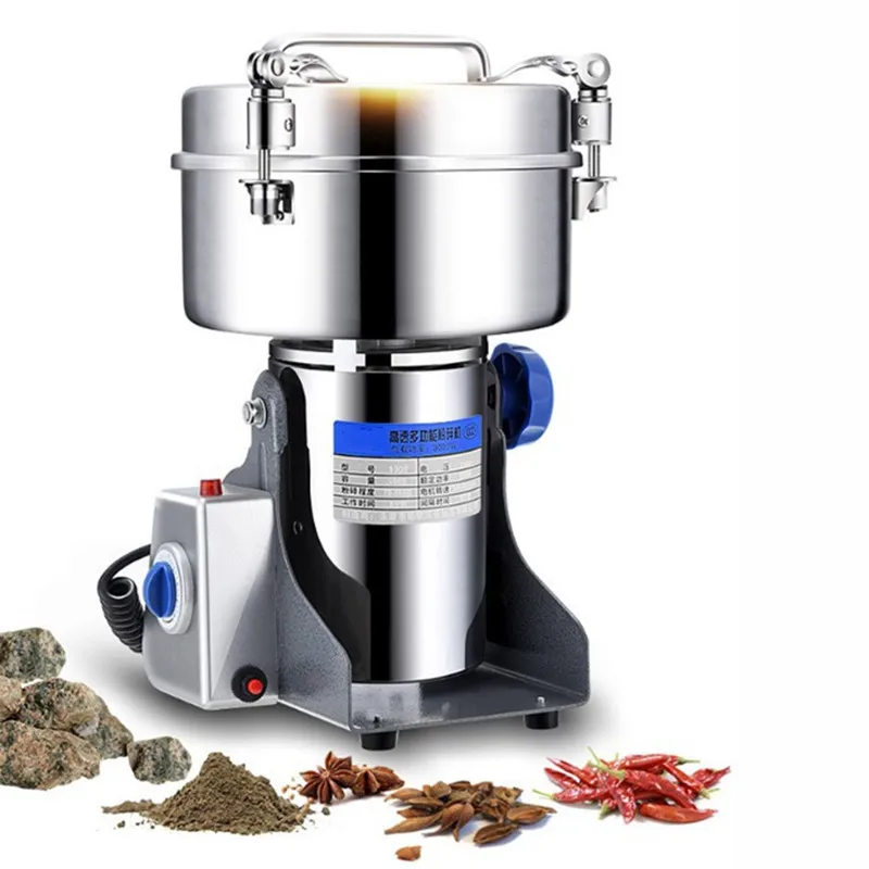 1000G Grinder Machine Grains Electric Herbal Coffee Powder Miller Dry Food High Speed Intelligent Spices Cereals Crusher 5