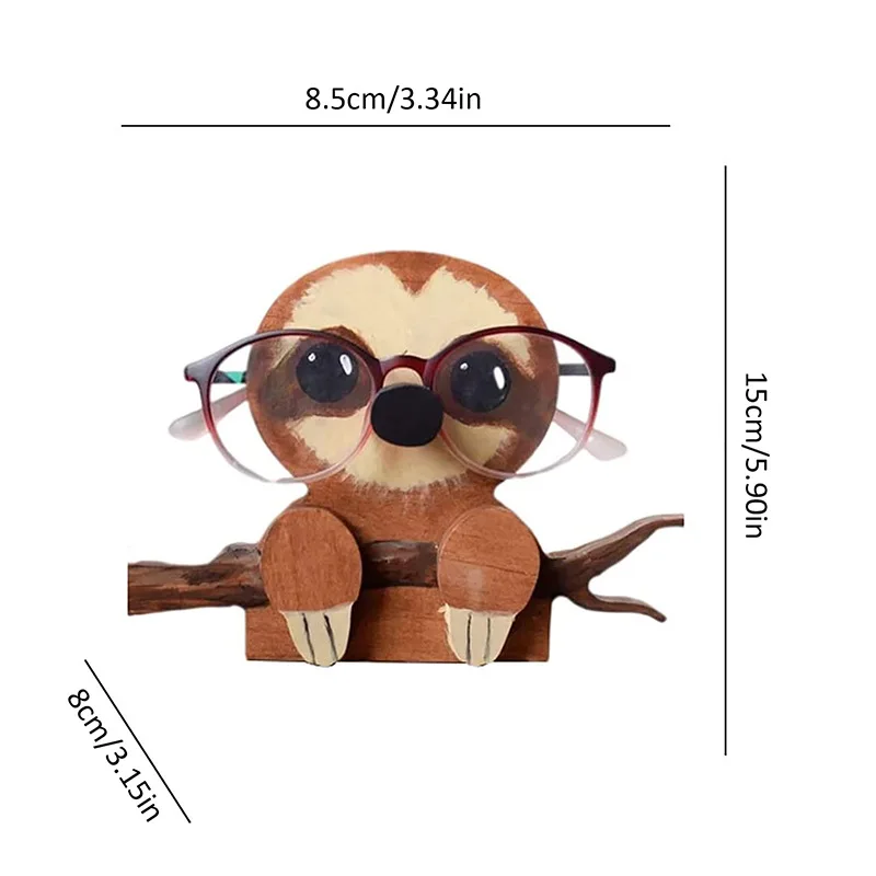 Ganci 1 Pz Porta Occhiali Animali Carino 3D Occhiali Da Sole In Legno  Espositore Da Tavolo Occhiali Da Vista Supporto Gioielli Da 10,55 €