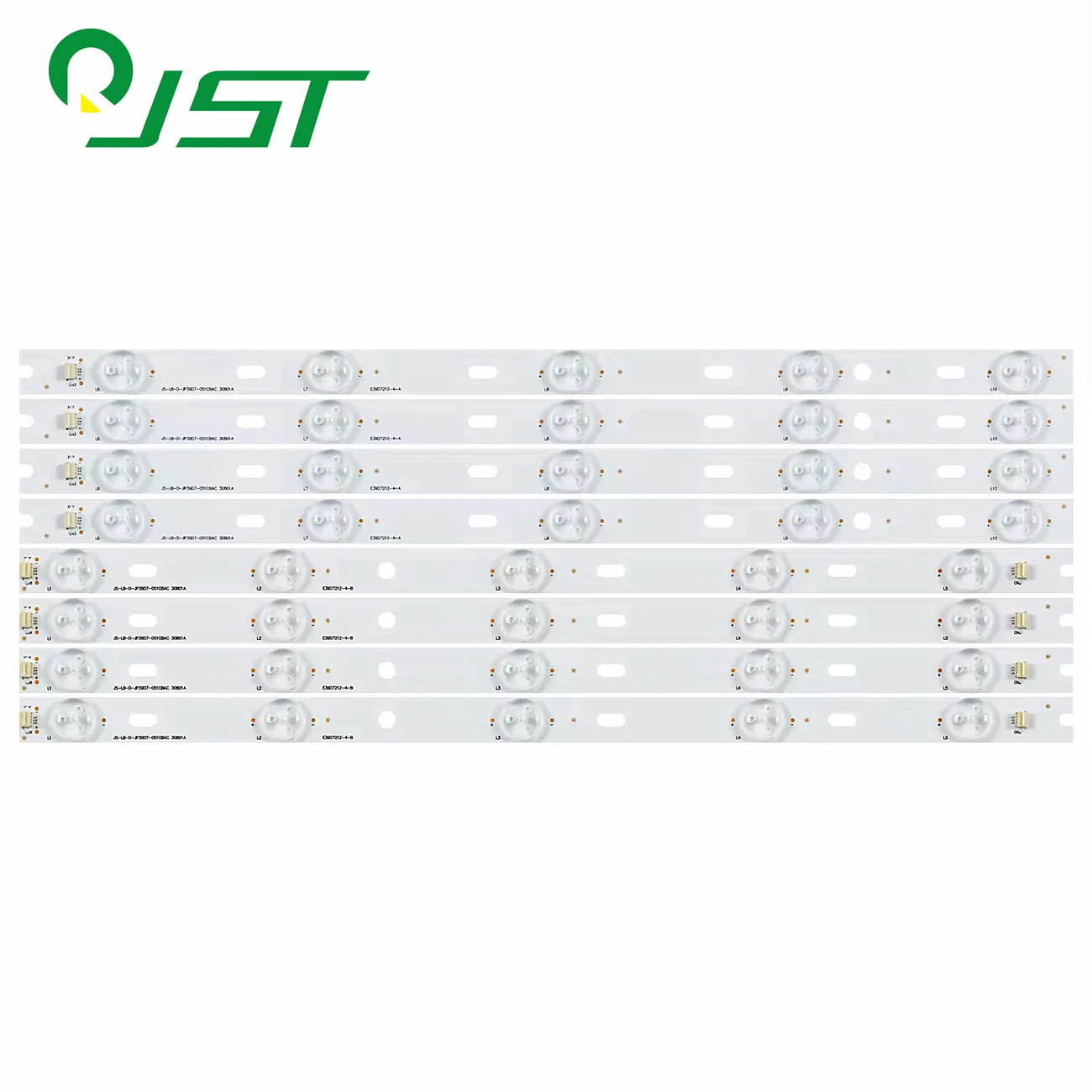 New 8pcs/Kit LED TV POLA ROID PTV4030ILED 39JP39D7 JS-LB-D-JP39D7-051CBAC 30801A E39D7212-4-A E39D7212-4-B V390HJ1-P02 Rev.C1
