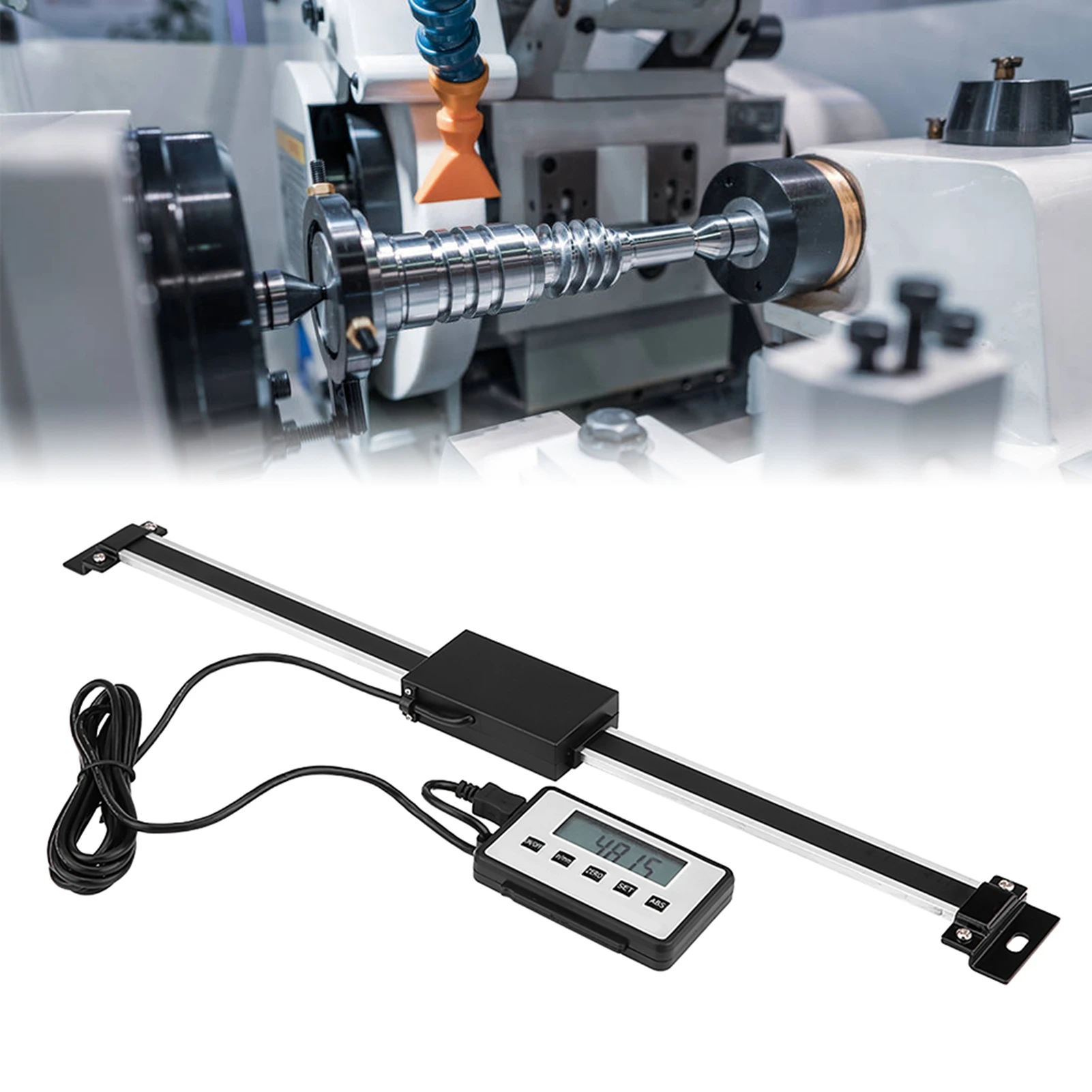 0-300mm Accurate Digital Linear Scale LCD Readout Kit for Milling Machines Lathes 300mm Readout Scale Digital Kit