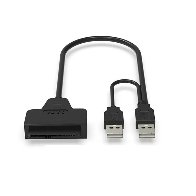 VCOM Adattatore SATA To USB 3.0 Con Alimentatore 12V/2A – Per Disco Rigido HDD/SSD Da 2.5 E 3.5 Pollici, Supporto UASP, Plug And Play, Cavo Di Trasferimento Veloce